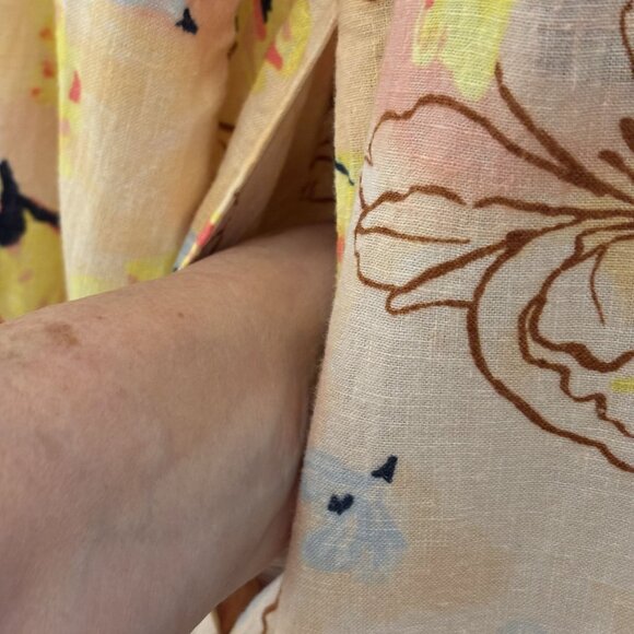 Style & Co. Floral Print Long Sleeve Button-Front Midi Dress Petite Medium - Picture 6 of 15